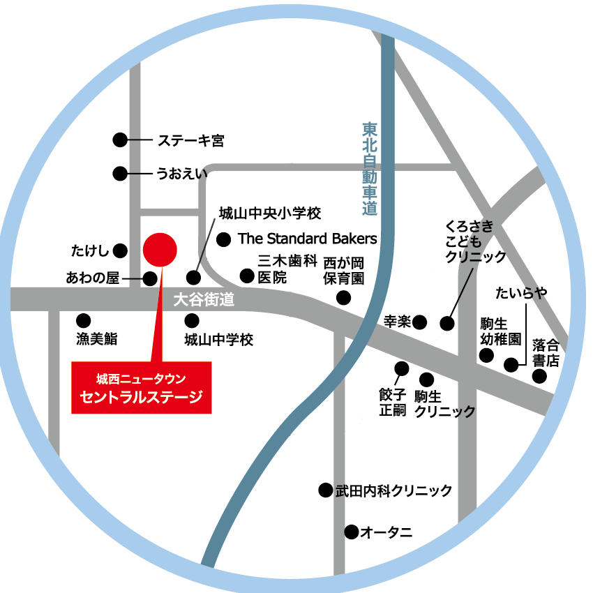 周辺施設地図