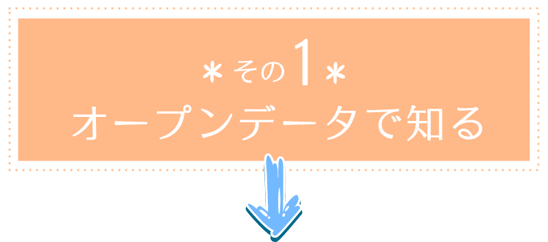 その1 オープンデータで知る